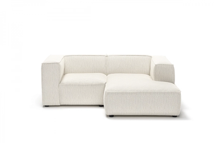 Model MODULARIS WB (wysoki bok) - Modularis WB sofa 1,5 osobowa + longchair prawy